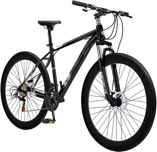 WXHJM Rennrad 29" - Rennfahrrad, 21 Gängen Scheibenbremse Leichtbau-Rennrad, Rahmen aus Kohlenstoffstahl, Citybike Pendlerfahrrad für Männer/Frauen B-27.5 Inches,21 von WXHJM