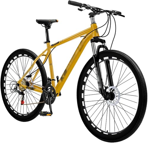 WXHJM Rennrad 29" - Rennfahrrad, 21 Gängen Scheibenbremse Leichtbau-Rennrad, Rahmen aus Kohlenstoffstahl, Citybike Pendlerfahrrad für Männer/Frauen D-27.5 Inches,27 von WXHJM