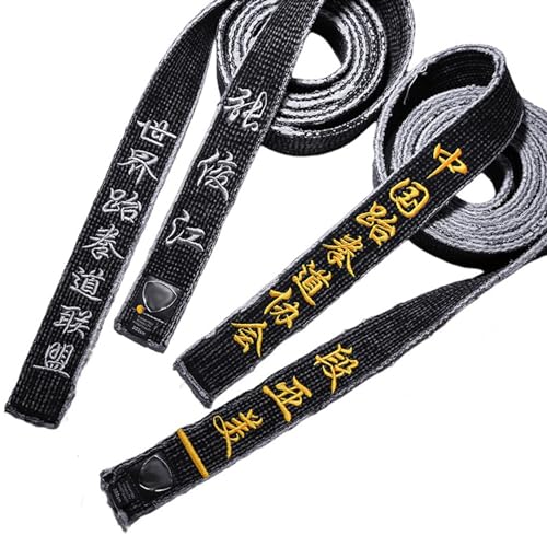 WXMYOZR Benutzerdefinierte gestickten schwarzen Gürtel für Taekwondo Karate Kampfsport Judo, maßgeschneiderte schwarzen Gürtel 2 Zoll Breite,Deeply Make Old,220cm WXMYOZR Benutzerdefinierte gestickten schwarzen Gürtel für Taekwondo Karate Kampfsport Judo, maßgeschneiderte schwarzen Gürtel 2 Zoll Breite,Deeply Make Old,220cm von WXMYOZR