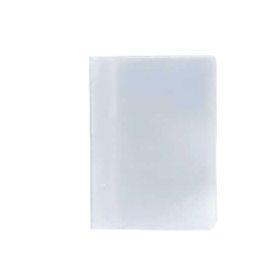 WYLZLKX Kunststoff-PVC-Etui für Namensausweis, Kreditkarten, durchsichtig, beige, approx. 7x10.5x0.5cm/2.75x4.13x0.19'' von WYLZLKX