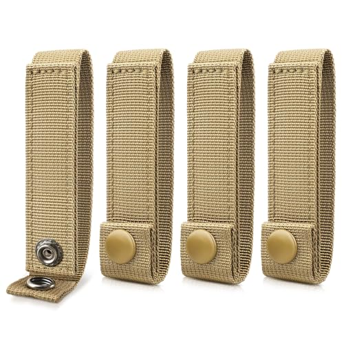 WYNEX MOLLE-Gurte, 10,2 cm, MOLLE-Befestigungsgurte für taktische Taschen, Zubehör, Molle-Gurtbänder mit Druckknöpfen für Rucksack, taktische Tasche, Molle-Anschlüsse, 4 Packungen WYNEX MOLLE-Gurte, 10,2 cm, MOLLE-Befestigungsgurte für taktische Taschen, Zubehör, Molle-Gurtbänder mit Druckknöpfen für Rucksack, taktische Tasche, Molle-Anschlüsse, 4 Packungen von WYNEX