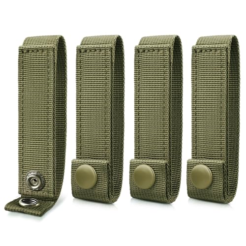 WYNEX MOLLE-Gurte, 10,2 cm, MOLLE-Befestigungsgurte für taktische Taschen, Zubehör, Molle-Gurtbänder mit Druckknöpfen für Rucksack, taktische Tasche, Molle-Anschlüsse, 4 Packungen WYNEX MOLLE-Gurte, 10,2 cm, MOLLE-Befestigungsgurte für taktische Taschen, Zubehör, Molle-Gurtbänder mit Druckknöpfen für Rucksack, taktische Tasche, Molle-Anschlüsse, 4 Packungen von WYNEX