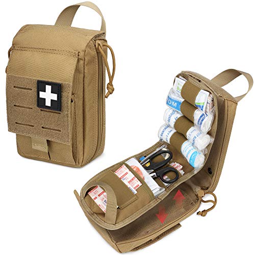 WYNEX Tactical Rip Away Erste-Hilfe-Beutel, lasergeschnittenes Design Molle EMT-Tasche Survival IFAK-Beutel blasen den medizinischen Notfallorganisator aus WYNEX Tactical Rip Away Erste-Hilfe-Beutel, lasergeschnittenes Design Molle EMT-Tasche Survival IFAK-Beutel blasen den medizinischen Notfallorganisator aus von WYNEX