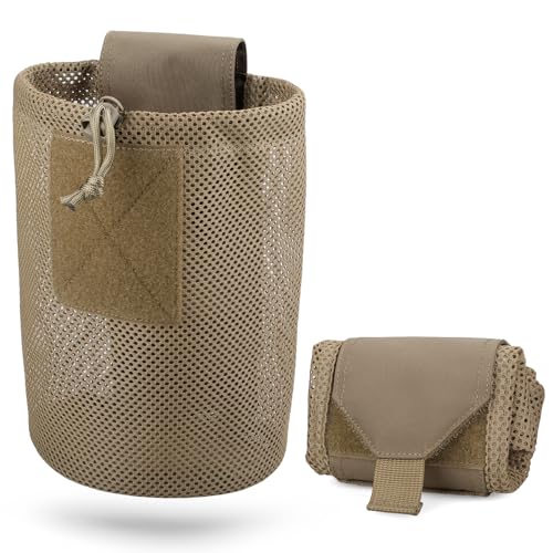 WYNEX Taktische Molle-Dump-Tasche, Aufrollbarer Kordelzug Magazin-Utility-Tasche Klappbar Müllsack WYNEX Taktische Molle-Dump-Tasche, Aufrollbarer Kordelzug Magazin-Utility-Tasche Klappbar Müllsack von WYNEX