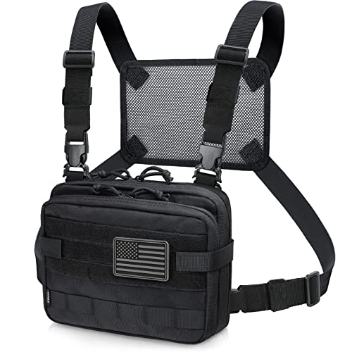 WYNEX Taktische große Admin-Tasche mit doppellagigem Design, Molle EDC EMT Utility Pouch mit Kartenhülle, modulare Werkzeugtasche, großes Fassungsvermögen, Flaggen-Patch im Lieferumfang enthalten WYNEX Taktische große Admin-Tasche mit doppellagigem Design, Molle EDC EMT Utility Pouch mit Kartenhülle, modulare Werkzeugtasche, großes Fassungsvermögen, Flaggen-Patch im Lieferumfang enthalten von WYNEX