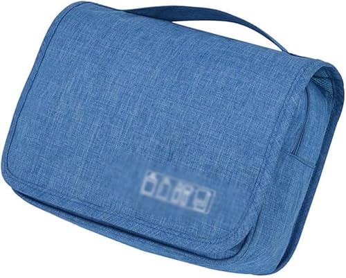 Damen-Reise-wasserdichte Make-up-Tasche zum Aufhängen, Herren-Kosmetiktasche, Organizer-Etui, für Make-up, Waschen, Kulturbeutel (Farbe: A) von WYUYIW