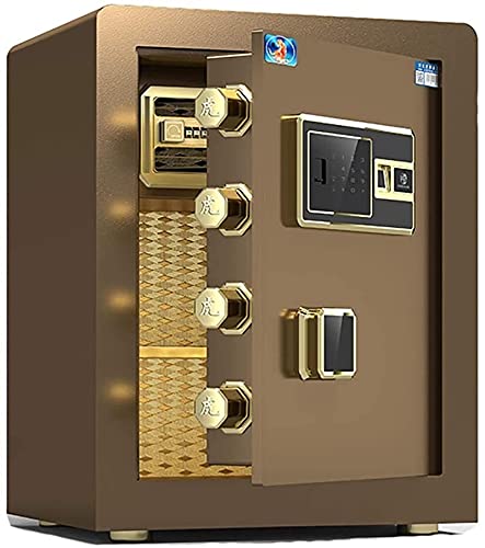 Safe Strongbox feuerfeste wasserdichte sichere Kabine Safes Home Safes Elektronische digitale Sicherheitswand Safe Box Cash Strongbox mit Zahlenschlüssel Notfallschloss für Home Office Safe Safe von WYUYIW