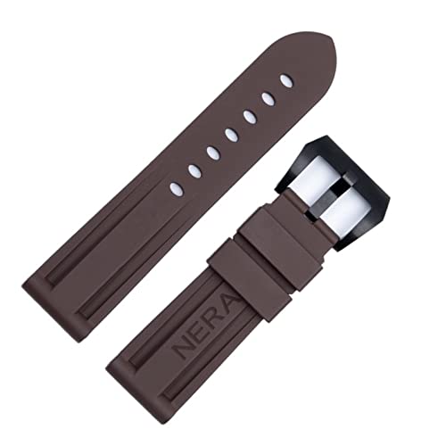 WYUYIW Fluorkautschuk 22mm 24mm Uhrenarmband Silikonarmband für Panerai Uhrenarmband von WYUYIW