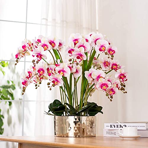 WYUYIW Künstliche Orchideen, künstliche Orchideen, volle Blütenblätter, künstliche Orchideen, Immer frische und schöne künstliche Blumen, botanische Blumendekoration, natürliches Aussehen von WYUYIW