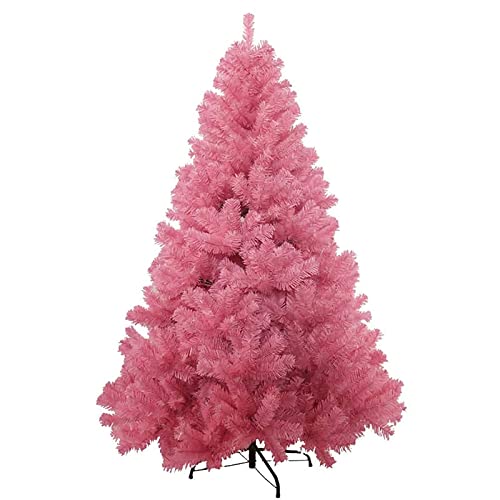 WYUYIW Künstlicher Tannenbaum mit Reißverschluss und Metallbeinen, rosa, künstlicher Weihnachtsbaum für Hochzeitsfeier, Deko (Weihnachtsbaum) Atmosphäre von WYUYIW