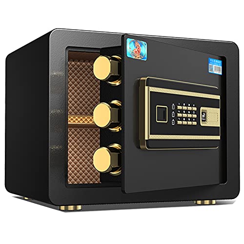 WYUYIW Strongbox Safes-Elektronik Digitale Schlösser für sichere Aufbewahrung, Bürosicherheit, Flachtüren, manipulationssichere, All-Stfeel-Materialien/B / 38 cm × 32 cm × 30 cm Strongbox von WYUYIW