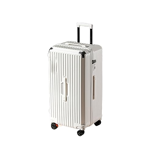 WYYDHGBF Erweiterbares Gepäck, PC + ABS-Material, integriertes TSA-Schloss, mit 5-Rollen-Trolley, mit zwei Ladeanschlüssen von WYYDHGBF