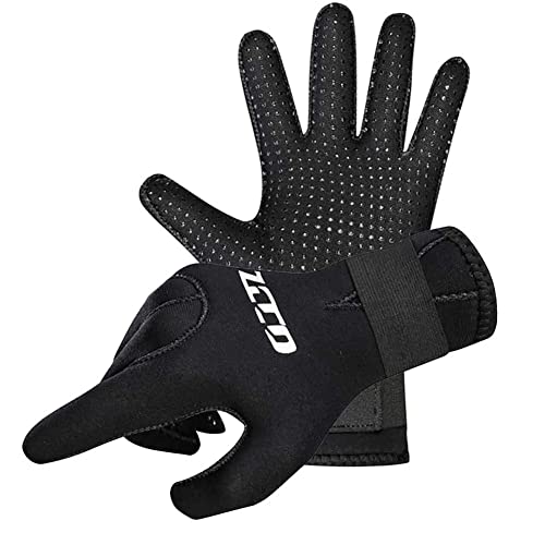 WYYHAA 3 mm Neopren-Tauchhandschuhe, rutschfest, warm, mit verstellbarem Riemen, für Tauchen, Surfen, Kajakfahren, Größe L WYYHAA 3 mm Neopren-Tauchhandschuhe, rutschfest, warm, mit verstellbarem Riemen, für Tauchen, Surfen, Kajakfahren, Größe L von WYYHAA