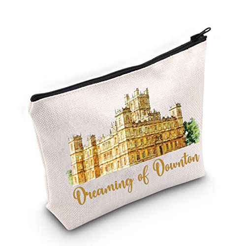 WZMPA Downton TV-Show Kosmetiktasche Downton Fans Geschenke Dreaming Of Downton Reißverschlusstasche für Frauen Mädchen, Dream Downton, Passform WZMPA Downton TV-Show Kosmetiktasche Downton Fans Geschenke Dreaming Of Downton Reißverschlusstasche für Frauen Mädchen, Dream Downton, Passform von WZMPA