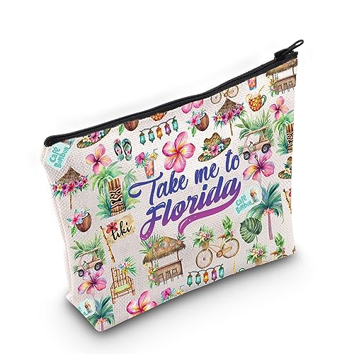 WZMPA Florida State Reise-Kosmetiktasche, Florida-Souvenirs, Geschenk, Take Me To Florida, Reißverschluss, Reisetasche, Florida, Urlaubsartikel, Nehmen Sie Florida, Passform: WZMPA Florida State Reise-Kosmetiktasche, Florida-Souvenirs, Geschenk, Take Me To Florida, Reißverschluss, Reisetasche, Florida, Urlaubsartikel, Nehmen Sie Florida, Passform: von WZMPA