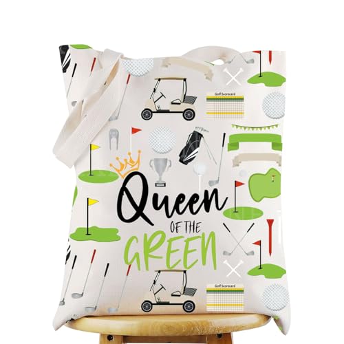 WZMPA Golf Queen Survival Kit, Golf-Spieler-Geschenke, Königin der Grün, Golf-Reißverschlusstasche, Golf-Reisezubehör (Queen Green TG) von WZMPA