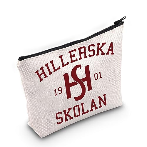 WZMPA Hillerska Make-up-Tasche für die Schule, Hillerska Boarding School, Geschenk 1901, Hillerska Skolan, Reißverschluss, Kosmetiktasche für TV-Show-Fans, Hillerska Skolan, Passform: WZMPA Hillerska Make-up-Tasche für die Schule, Hillerska Boarding School, Geschenk 1901, Hillerska Skolan, Reißverschluss, Kosmetiktasche für TV-Show-Fans, Hillerska Skolan, Passform: von WZMPA