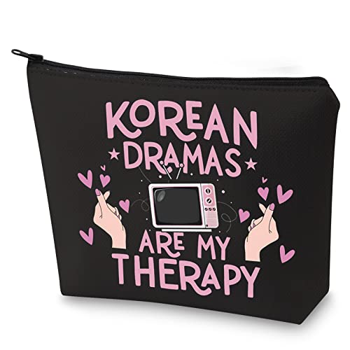 WZMPA Kosmetiktasche, K-Drama-Liebhaber, Geschenk, koreanische Dramen sind meine Therapie, K-Drama, Reißverschluss-Tasche für Frauen und Mädchen, Koreanische Dramas Bl, Passform WZMPA Kosmetiktasche, K-Drama-Liebhaber, Geschenk, koreanische Dramen sind meine Therapie, K-Drama, Reißverschluss-Tasche für Frauen und Mädchen, Koreanische Dramas Bl, Passform von WZMPA