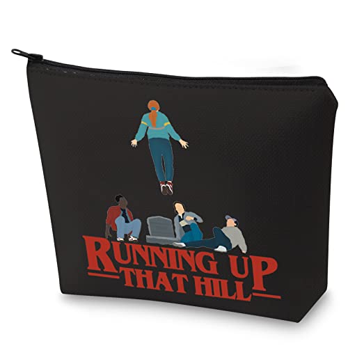 WZMPA ST Kosmetiktasche, Make-up-Tasche, TV-Show-Fans, Geschenk, Running Up That Hill, Reißverschluss-Tasche für TV-Serien-Fans, Up That Hill BL, Passform von WZMPA