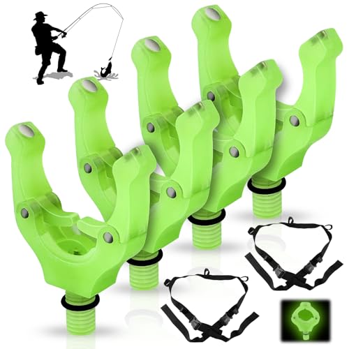 WZYTEU 4 Stücke Rutenauflage, Fluoreszenz Rod Pod mit Magnetisch, Rutenauflagen + 2 Stück Verstellbarer Auto Rutenständer für Halten Ihre Angelrute WZYTEU 4 Stücke Rutenauflage, Fluoreszenz Rod Pod mit Magnetisch, Rutenauflagen + 2 Stück Verstellbarer Auto Rutenständer für Halten Ihre Angelrute von WZYTEU