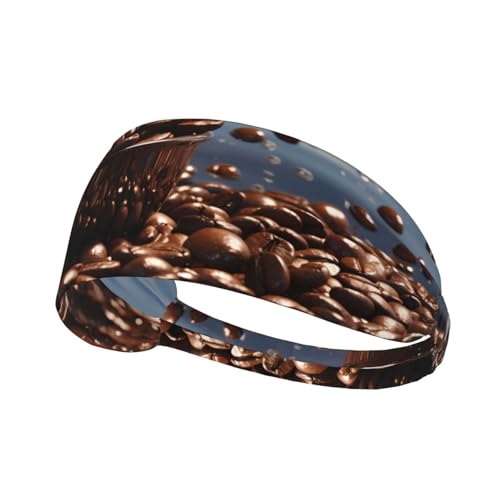 WZYWHJ Weiches und saugfähiges Stirnband für rotes Basketball-Workout – ideales Haar-Accessoire für Yoga, Laufen und mehr! Kaffeebohnen-Drucke WZYWHJ Weiches und saugfähiges Stirnband für rotes Basketball-Workout – ideales Haar-Accessoire für Yoga, Laufen und mehr! Kaffeebohnen-Drucke von WZYWHJ