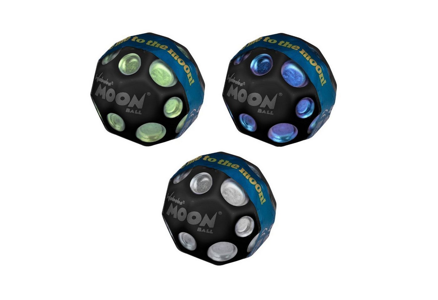 Waboba Spielball Waboba Moon Dark Side Bulk, hohe Sprungkraft Waboba Spielball Waboba Moon Dark Side Bulk, hohe Sprungkraft von Waboba