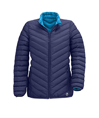 Wäfo Damen Galtür Daunenwendejacke, Marine/azurblau, 46 von Wäfo