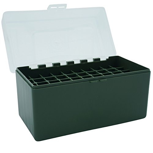 Waffenpflegewelt Patronenbox aus robustem Kunststoff mit Klappdeckel für Kaliber 30.06 Springfield, 6,5 x 55 Swedish, 8 x 57 IS - 50 Patronen grün Waffenpflegewelt Patronenbox aus robustem Kunststoff mit Klappdeckel für Kaliber 30.06 Springfield, 6,5 x 55 Swedish, 8 x 57 IS - 50 Patronen grün von Waffenpflegewelt