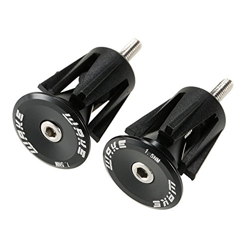 Bar End Plugs Schwarz Wake Lenker Endkappen Fahrrad Lenkerstopfen für die meisten Fahrrad, Mountainbike, Rennrad, MTB, BMX Bar End Plugs Schwarz Wake Lenker Endkappen Fahrrad Lenkerstopfen für die meisten Fahrrad, Mountainbike, Rennrad, MTB, BMX von WAKE