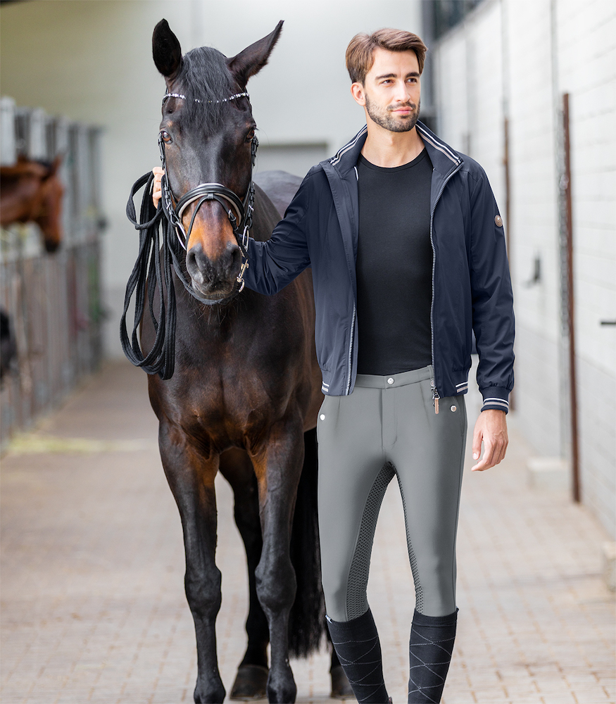 Herren Reithose Micro Sport Silikon Bundfalte Herren Reithose Micro Sport Silikon Bundfalte von Waldhausen