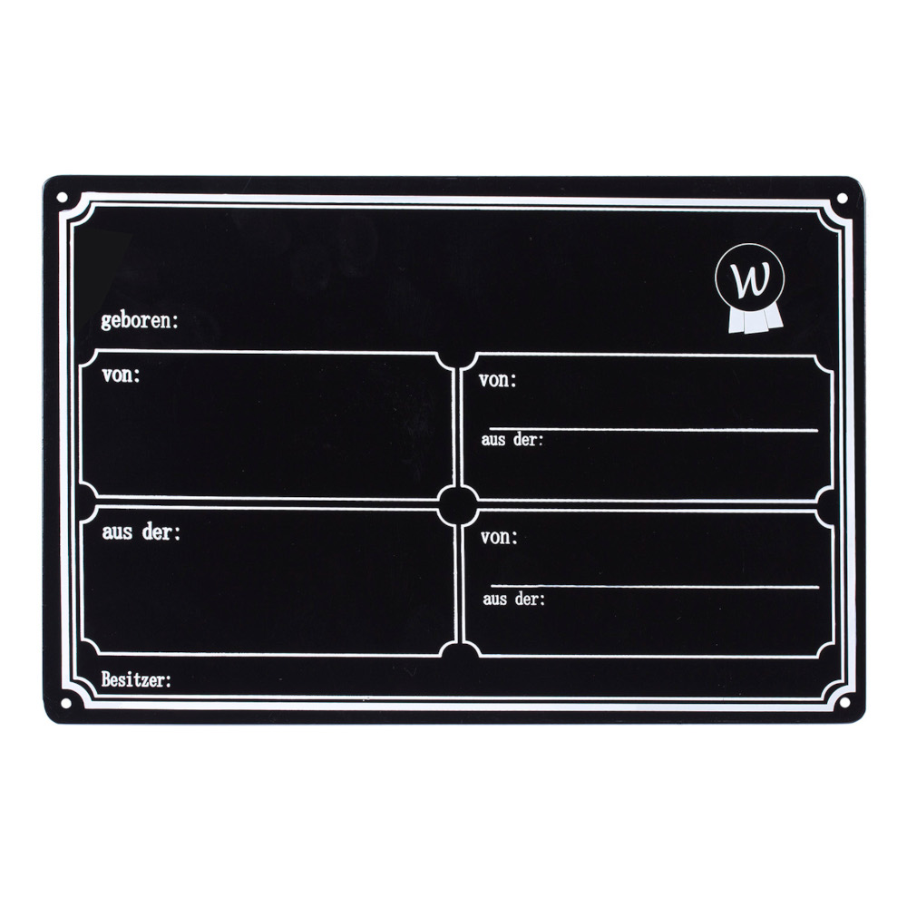Waldhausen Boxenschild Metall Waldhausen Boxenschild Metall von Waldhausen