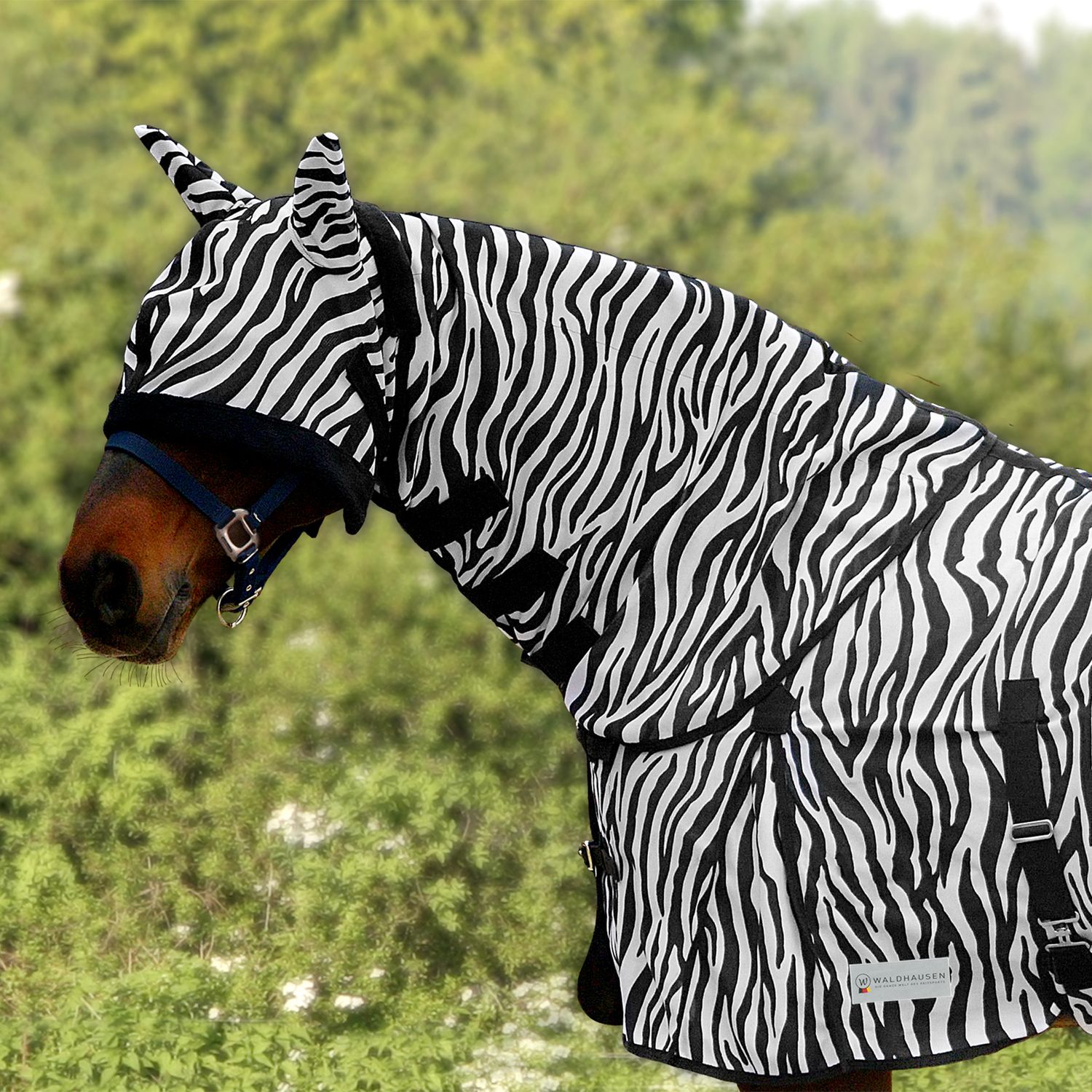 Waldhausen Fliegenhalsdecke Zebra Waldhausen Fliegenhalsdecke Zebra von Waldhausen