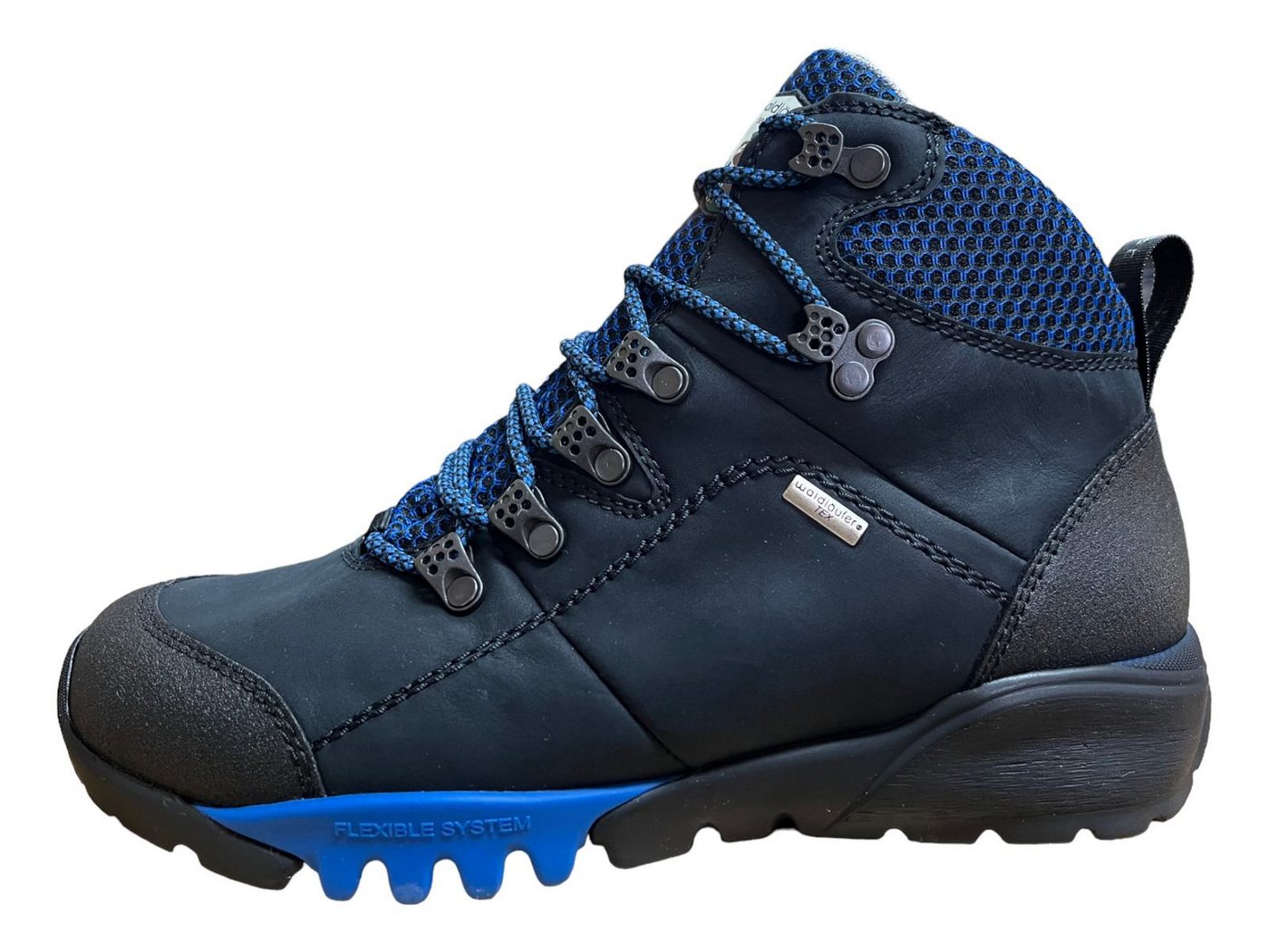 Waldläufer Waldläufer-Tex Damen Schnürschuh H-Amiata 787971-407-194 notte blau Trekkingschuh von Waldläufer