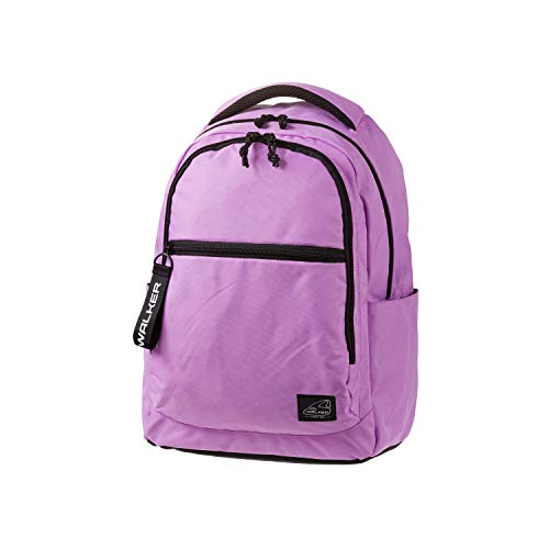 Walker - Rucksack Rise Classic mit 3 Fächern, Laptopfach, Seitentaschen, gepolsterter Rücken, verstellbare Schultergurte, ca. 32 x 45 x 21 cm von Walker