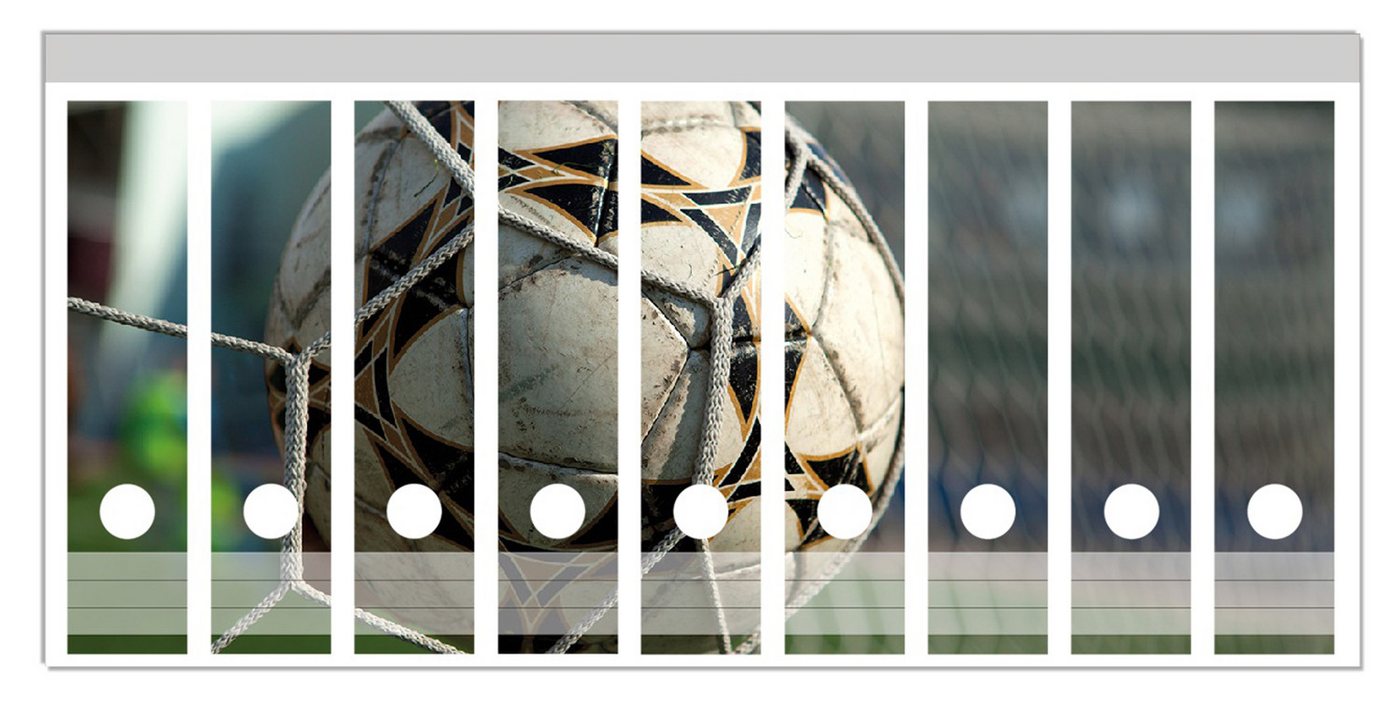 Wallario Etiketten Fußball - Ball im Tor - Bolzplatz, Ordnerrücken-Sticker in verschiedenen Ausführungen Wallario Etiketten Fußball - Ball im Tor - Bolzplatz, Ordnerrücken-Sticker in verschiedenen Ausführungen von Wallario