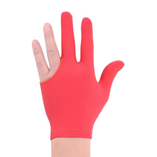 Walopola Billard-Handschuhe für die Linke Hand, Pool-Handschuhe für die Linke Hand,DREI-Finger-Poolhandschuhe | 3-Finger-Pool-Handschuhe, Billard-Shooter, Queue-Sporthandschuhe, Show-Handschuhe für von Walopola