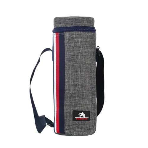 Trinkflaschenhalter,Trinkflasche Tasche Hülle,Wasserflaschenhülle Flaschenhalter Mit Verstellbarem Schultergurt,Schutzhülle für Thermobecher,für Camping Wandern Spazieren Reisen,Grau Trinkflaschenhalter,Trinkflasche Tasche Hülle,Wasserflaschenhülle Flaschenhalter Mit Verstellbarem Schultergurt,Schutzhülle für Thermobecher,für Camping Wandern Spazieren Reisen,Grau von Wambere