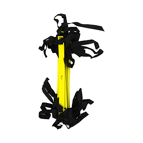 Wamsound 7 m Lange Agility-Geschwindigkeitsleiter mit 14 Sprossen für Fitness-Fußball-Fußball-Geschwindigkeitsleiter-Ausrüstung (Yellow) von Wamsound
