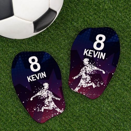Wanapix | Personalisierte Fußball Schienbeinschoner Gepolstert| Shinguards mit Foto und Text | Kinder und Erwachsene | Sterne - Größe M Wanapix | Personalisierte Fußball Schienbeinschoner Gepolstert| Shinguards mit Foto und Text | Kinder und Erwachsene | Sterne - Größe M von Wanapix