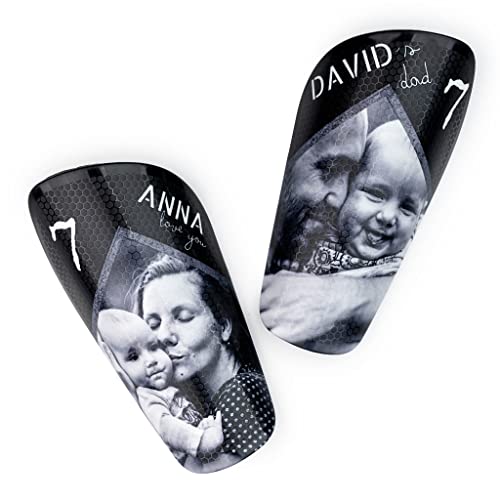 Wanapix | Personalisierte Fußball Schienbeinschoner Premium | Shinguards mit Foto und Text | Sechseckige Textur auf der Oberfläche | 100% Personalisierung - Größe L Wanapix | Personalisierte Fußball Schienbeinschoner Premium | Shinguards mit Foto und Text | Sechseckige Textur auf der Oberfläche | 100% Personalisierung - Größe L von Wanapix