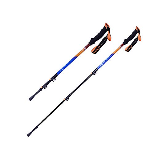 WangLx Trekking Pole Wanderstöcke Kohlefaser-stabkörper, Eva-griffmaterial, Ultraleichtes 200g, 8AV-verschlusssystem, Blue WangLx Trekking Pole Wanderstöcke Kohlefaser-stabkörper, Eva-griffmaterial, Ultraleichtes 200g, 8AV-verschlusssystem, Blue von WangLx Trekking Pole