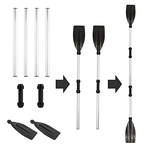 courti Doppelpaddel Kajak Padde, Aluminiumlegierung Paddel Verstellbare LäNge Kanu-Paddel Abnehmbares Kajak Paddel Doppelpaddel Faltbar Stechpaddel für Kajak, Kanu,aufblasbares Boot courti Doppelpaddel Kajak Padde, Aluminiumlegierung Paddel Verstellbare LäNge Kanu-Paddel Abnehmbares Kajak Paddel Doppelpaddel Faltbar Stechpaddel für Kajak, Kanu,aufblasbares Boot von courti