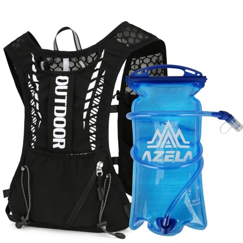 Waniki Laufweste Damen und Herren Running Vest Ultraleicht Trinkblase Backpack mit 1,5L Trinkblase Laufrucksack Fahrradrucksack Trinkrucksack Wanderrucksack für Laufen, Wandern, Marathon Waniki Laufweste Damen und Herren Running Vest Ultraleicht Trinkblase Backpack mit 1,5L Trinkblase Laufrucksack Fahrradrucksack Trinkrucksack Wanderrucksack für Laufen, Wandern, Marathon von Waniki