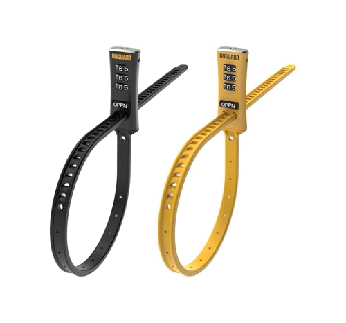 Wanmxinein OnGuard Zip 8079 Kabelschloss, Doppelpack, 56 cm, Schwarz und Gelb Wanmxinein OnGuard Zip 8079 Kabelschloss, Doppelpack, 56 cm, Schwarz und Gelb von Wanmxinein