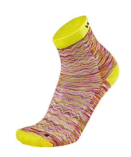 Wapiti Damen L03-Lifestyle Socke, gelb-Bunt, 36-38 von Wapiti