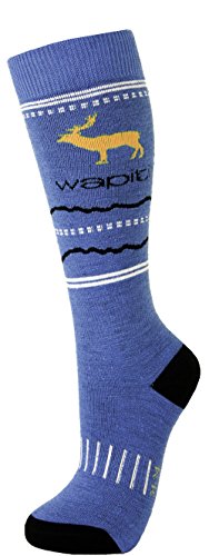 Wapiti Unisex Kinder Sokker Wk04 Socke, Blau, 31-34 EU von Wapiti