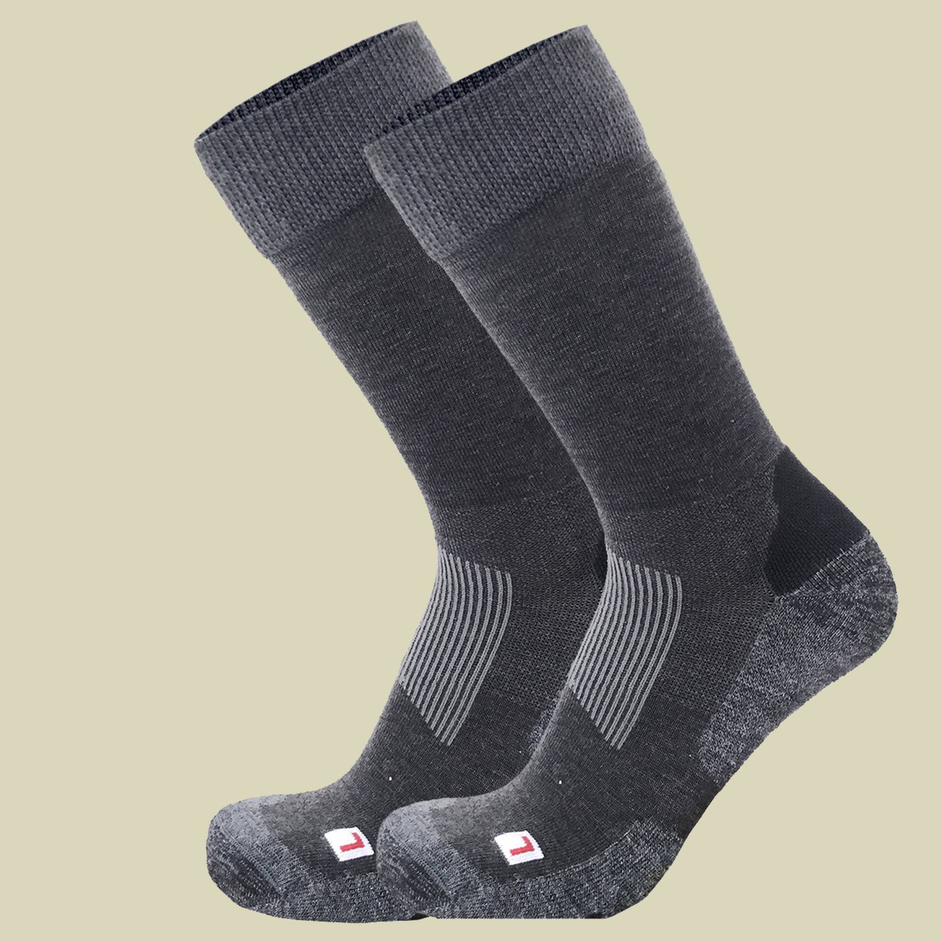Wapiti Merino Trekkingsocken Doppelpack Größe 36-38 Farbe anthrazit Wapiti Merino Trekkingsocken Doppelpack Größe 36-38 Farbe anthrazit von Wapiti