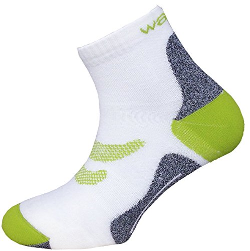Wapiti Socken RS09, Weiß-Grün, 45-47 von Wapiti
