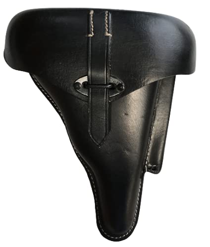 WWII German Repro P-38 Hardshell Holster Luger P38 Reproduktion - Black von Warcraft Exports