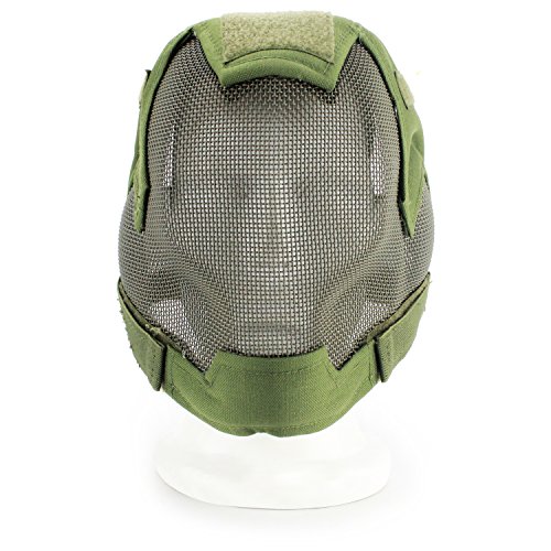 Full Gesicht Fechten Fechtmaske Mesh Mask Outdoor Sports schützen Taktische Vollgesichtsschutzmaske für Airsoft von WarmHeartting